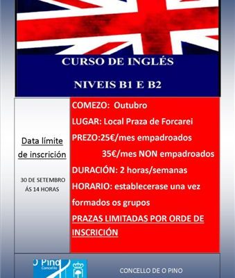 Curso de inglés: ampliación plazo 2016 – 30-09-2016