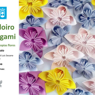Obradoiro de origami no Pino o 4 de maio para aprender a facer flores de papel