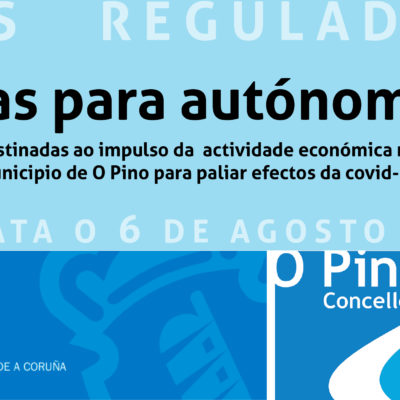 Os autónomos de O Pino teñen ata o 6 de agosto para pedir as axudas municipais de ata 1.200 €