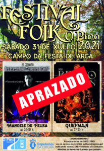 Aprázase o Festival Folk O Pino 2021