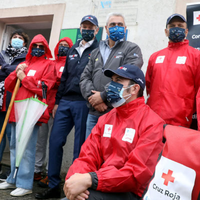 Voluntarios da Cruz Vermella atenderon a máis de 1.200 peregrinos co programa ‘Contigo no Camiño’