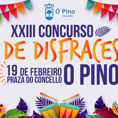 O concurso de Entroido do Pino repartirá 1.875 euros en premios o domingo 19 de febreiro