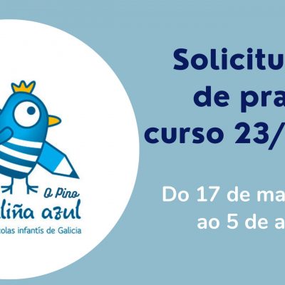 A Galiña Azul abre o prazo de solicitudes e renovación de praza ata o 5 de abril para o curso 23/24