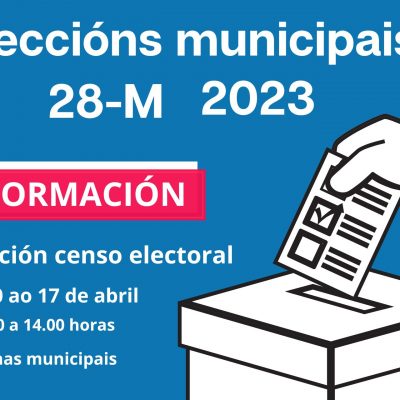 As listas do censo electoral poderán consultarse no Concello entre o 10 e o 17 de abril
