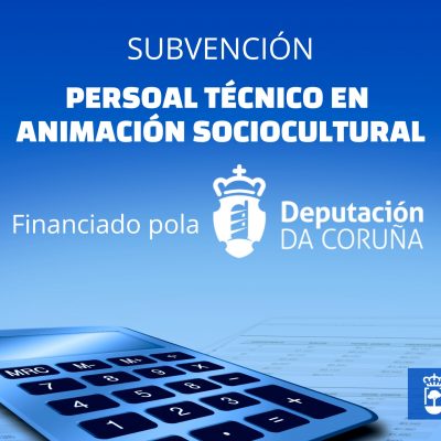 A Deputación financia con 10.000 euros o mantemento de persoal técnico en animación sociocultural en 2024